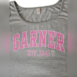 ANVIL GARNER STATE PARK TANK TOP SZ XL GREY PINK